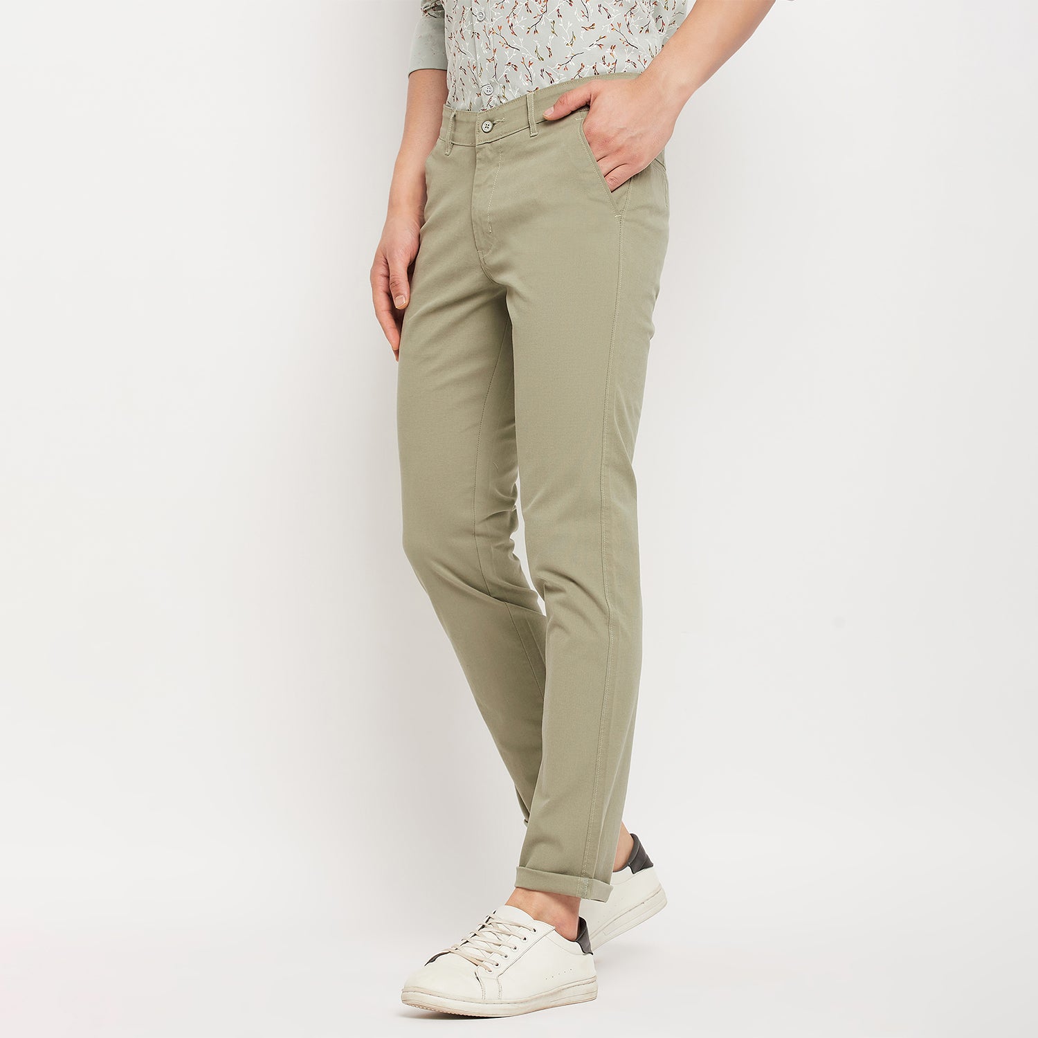 Duke Urban Men Slim Fit Cotton Trousers (SDT4580)