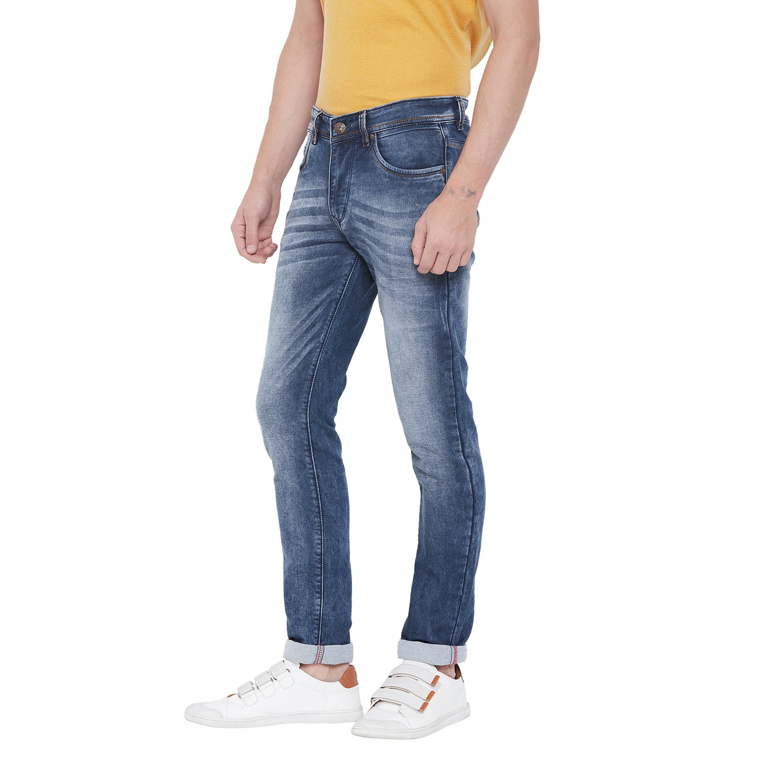 Duke Stardust Men Stretchable Slim Fit Jeans (SDD8198)