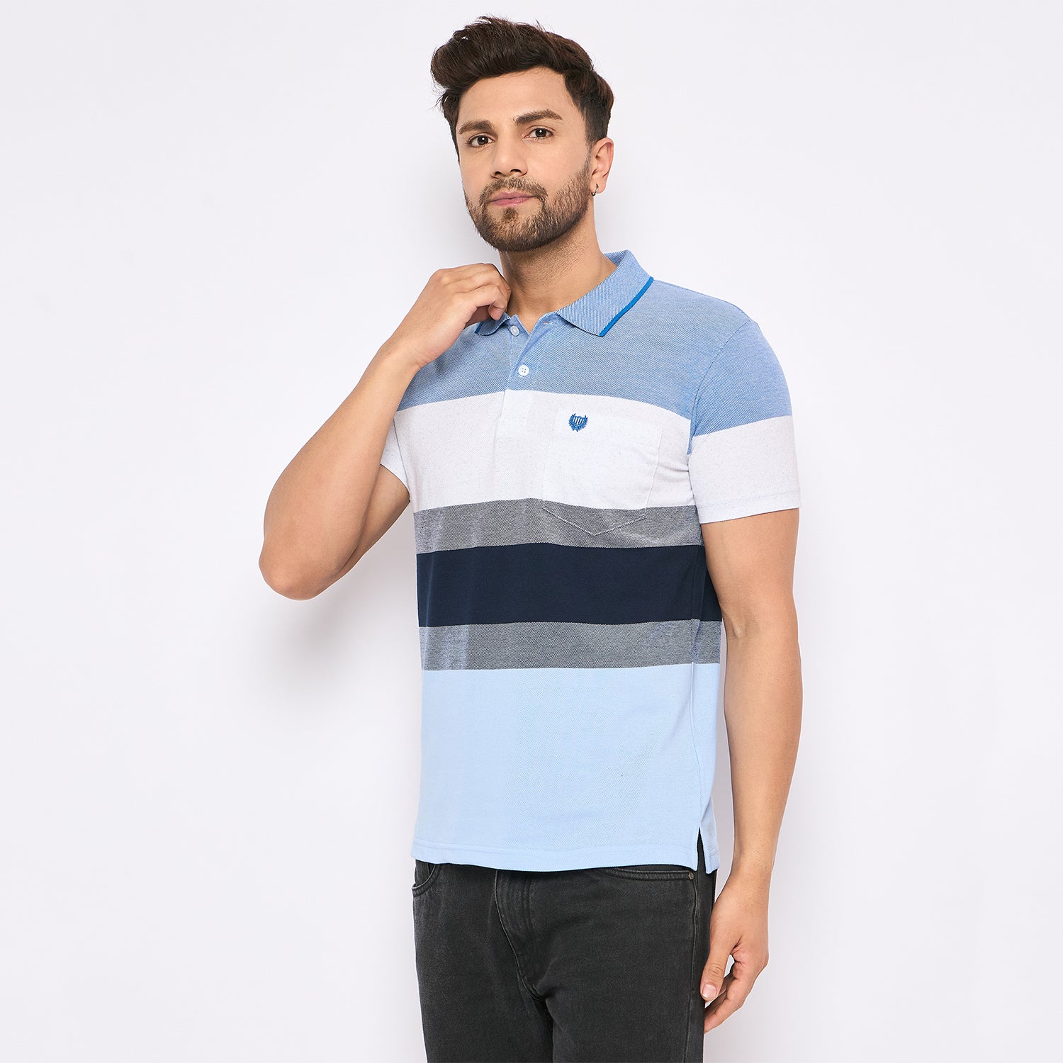Duke Stardust Men Half Sleeve Cotton T-shirt (MLF1127)