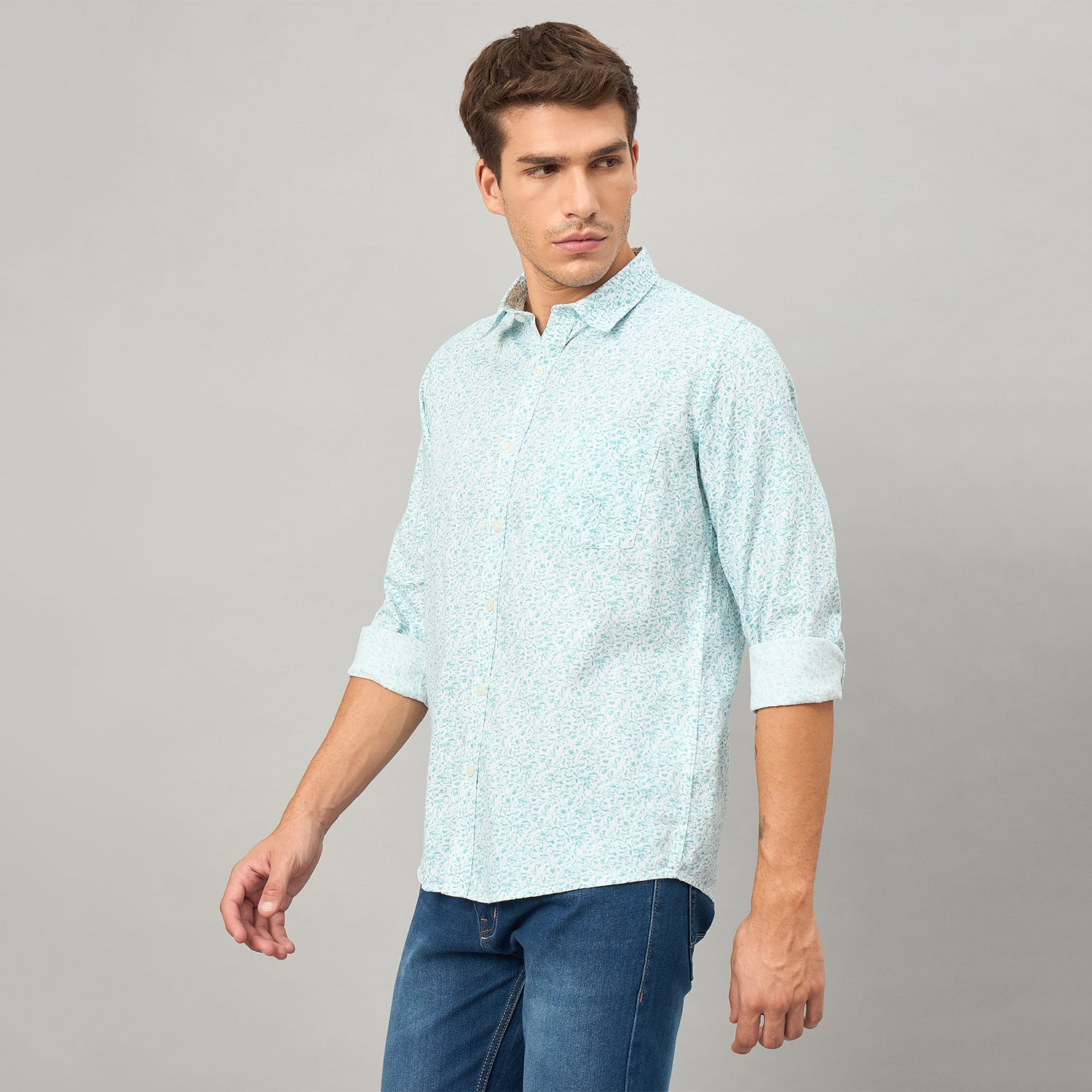 Duke Urban Men Full Sleeve Cotton Shirt (SDO7PRU)
