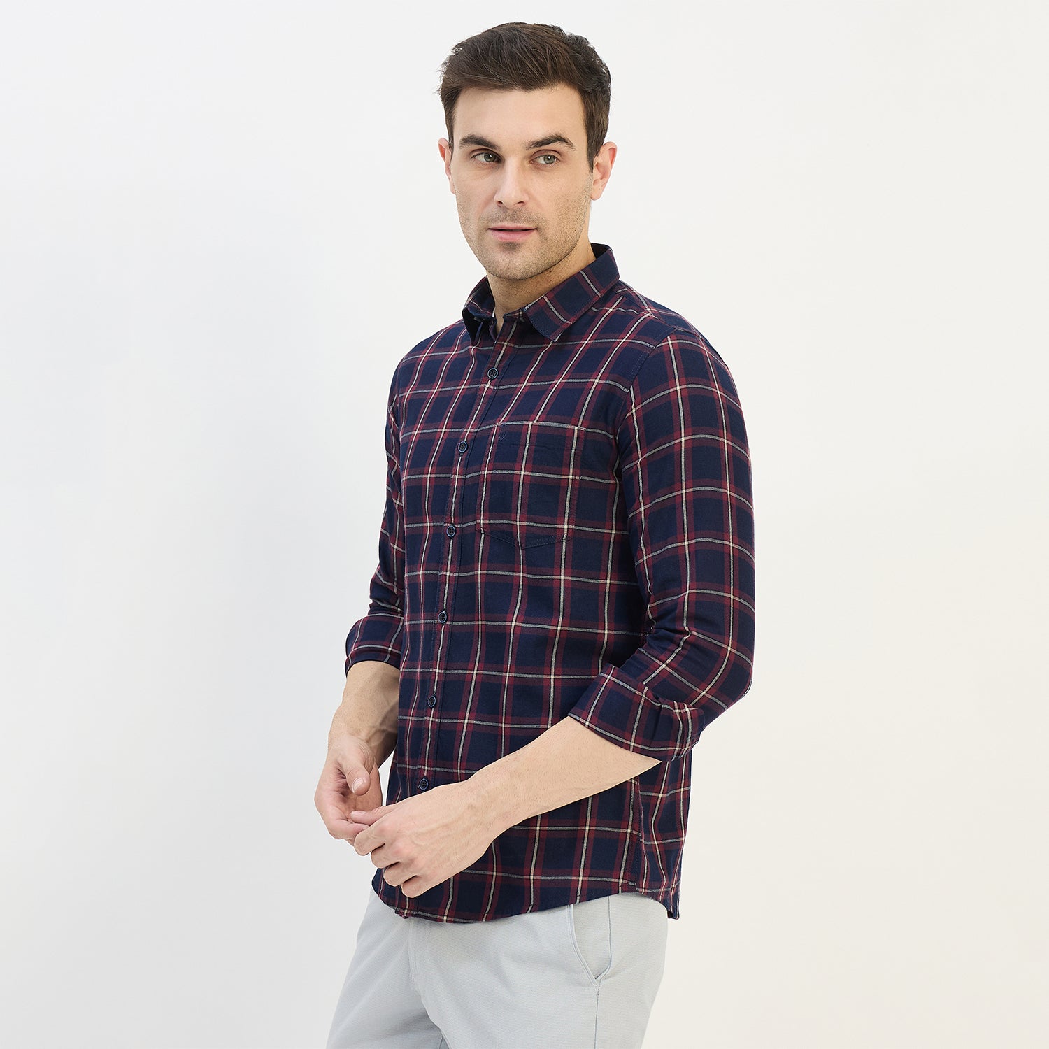 Duke Urban Men Full Sleeve Cotton Shirt (SDO9028)