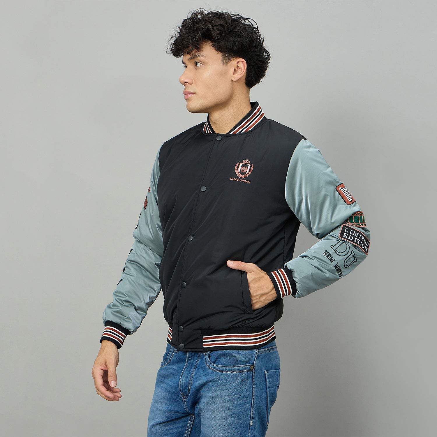 Duke Urban Men Short Style Bomber Jacket (SDZ3110)