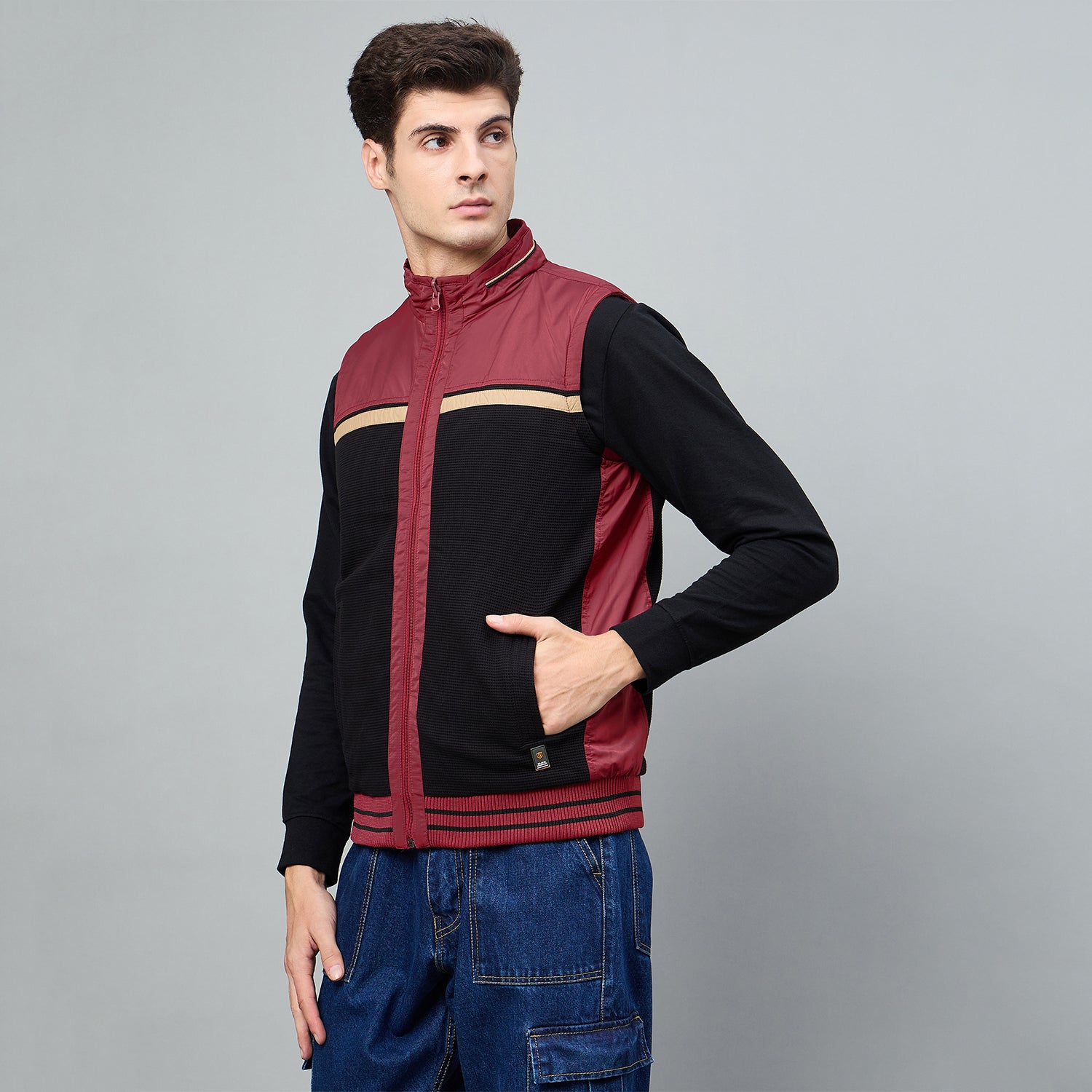 Duke Urban Men Reversible Sleeveless Jacket (SDZ3101)