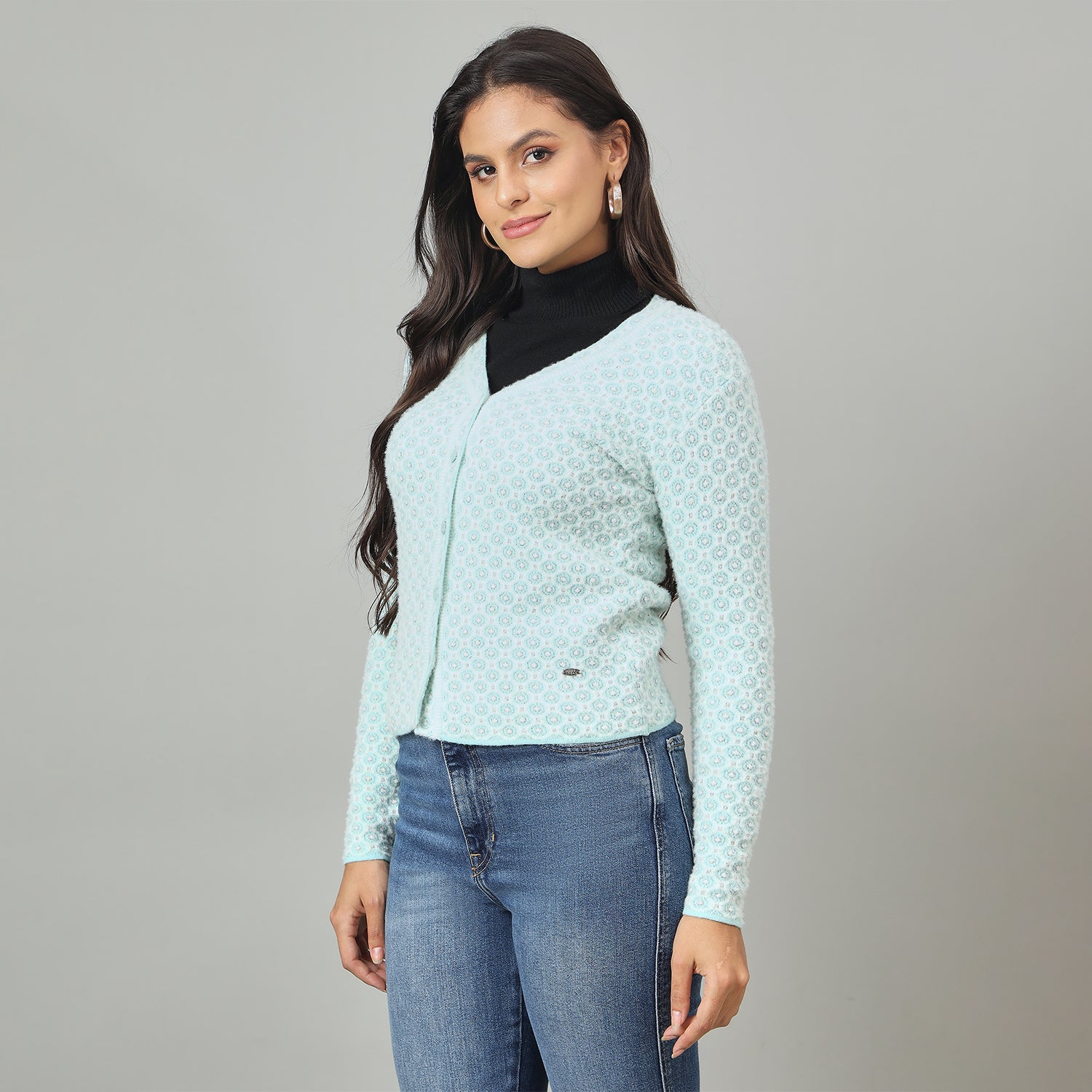 Duke Urban Women Front Open Short Sweater (SDS1289)