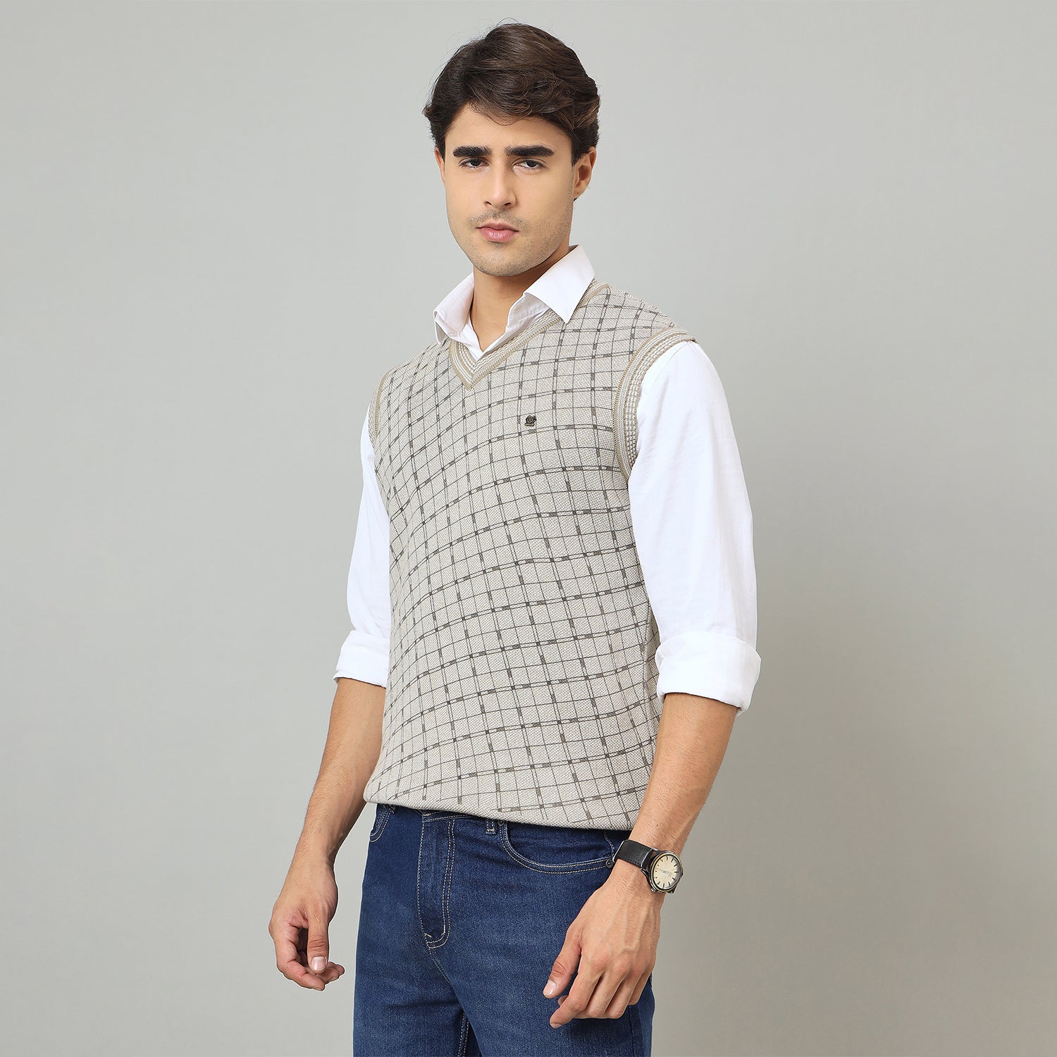 Duke Urban Men V-neck sleeveless sweater (SDS2256)