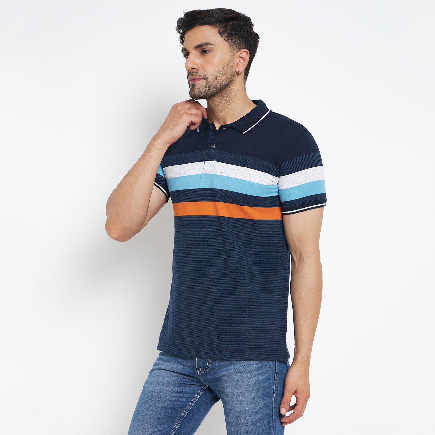 Duke Stardust Men Half Sleeve Cotton T-shirt (LF7063)