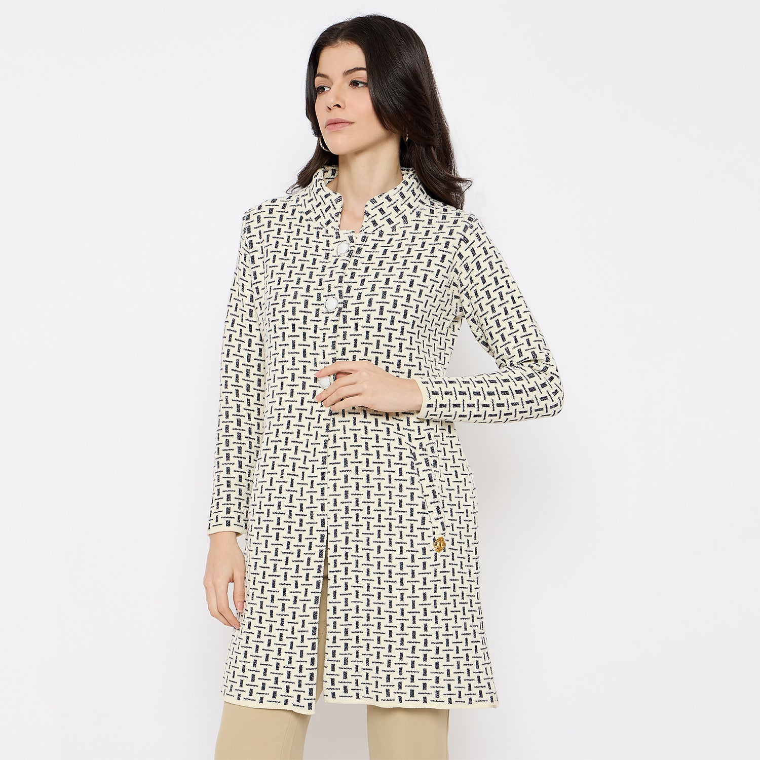 Duke Urban Women Full Sleeve Long Sweater (SDS1277)