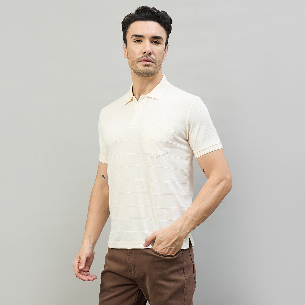 Duke Urban Men Half Sleeve Cotton Regular Fit Casual T-shirt (LF7965)