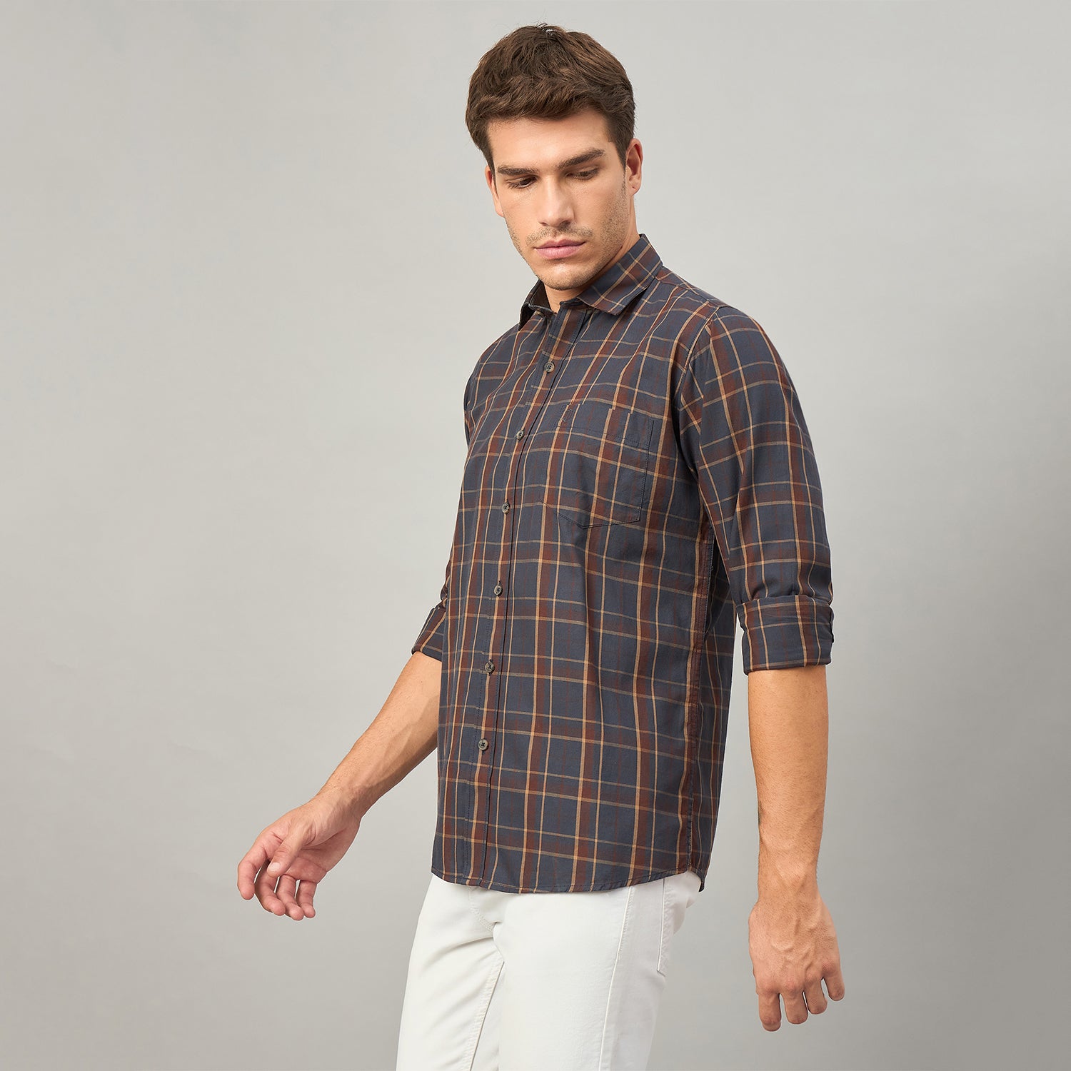 Duke Urban Men Full Sleeve Cotton Shirt (SDO8CKBA)