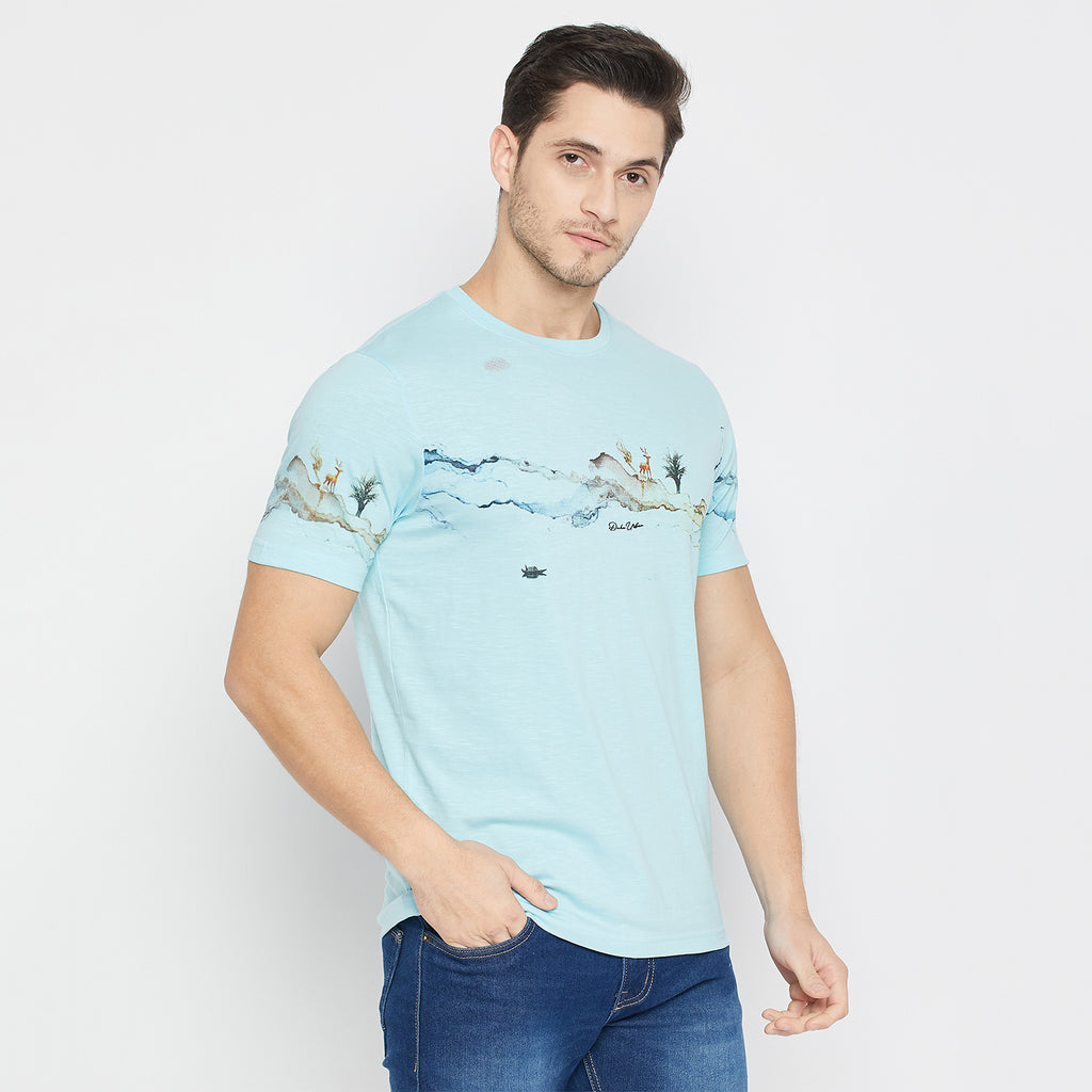 Duke Urban Men Half Sleeve Cotton T-shirt (LF7245)