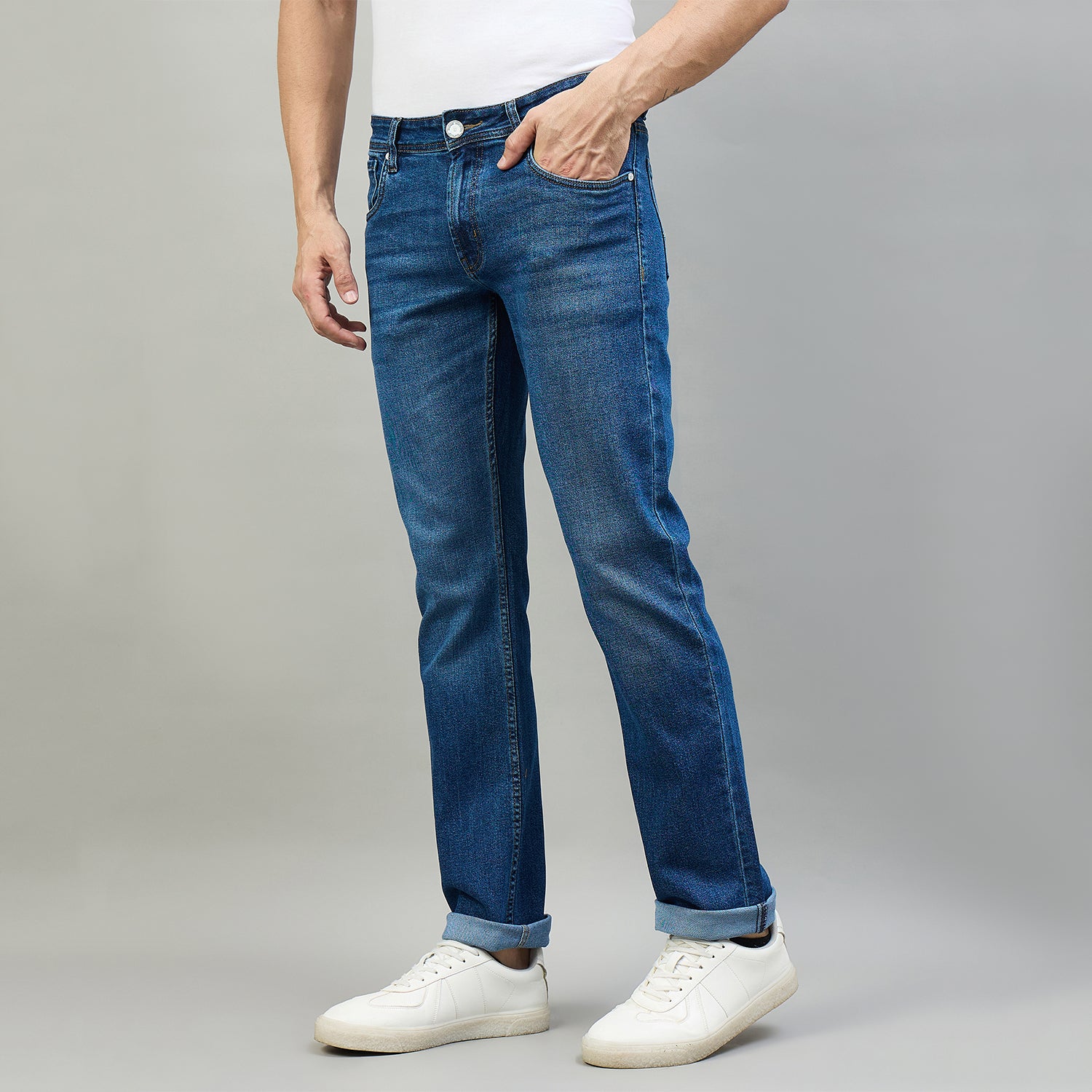 Duke Urbban Men Comfort Fit Stretchable Jeans (SDD9266C)