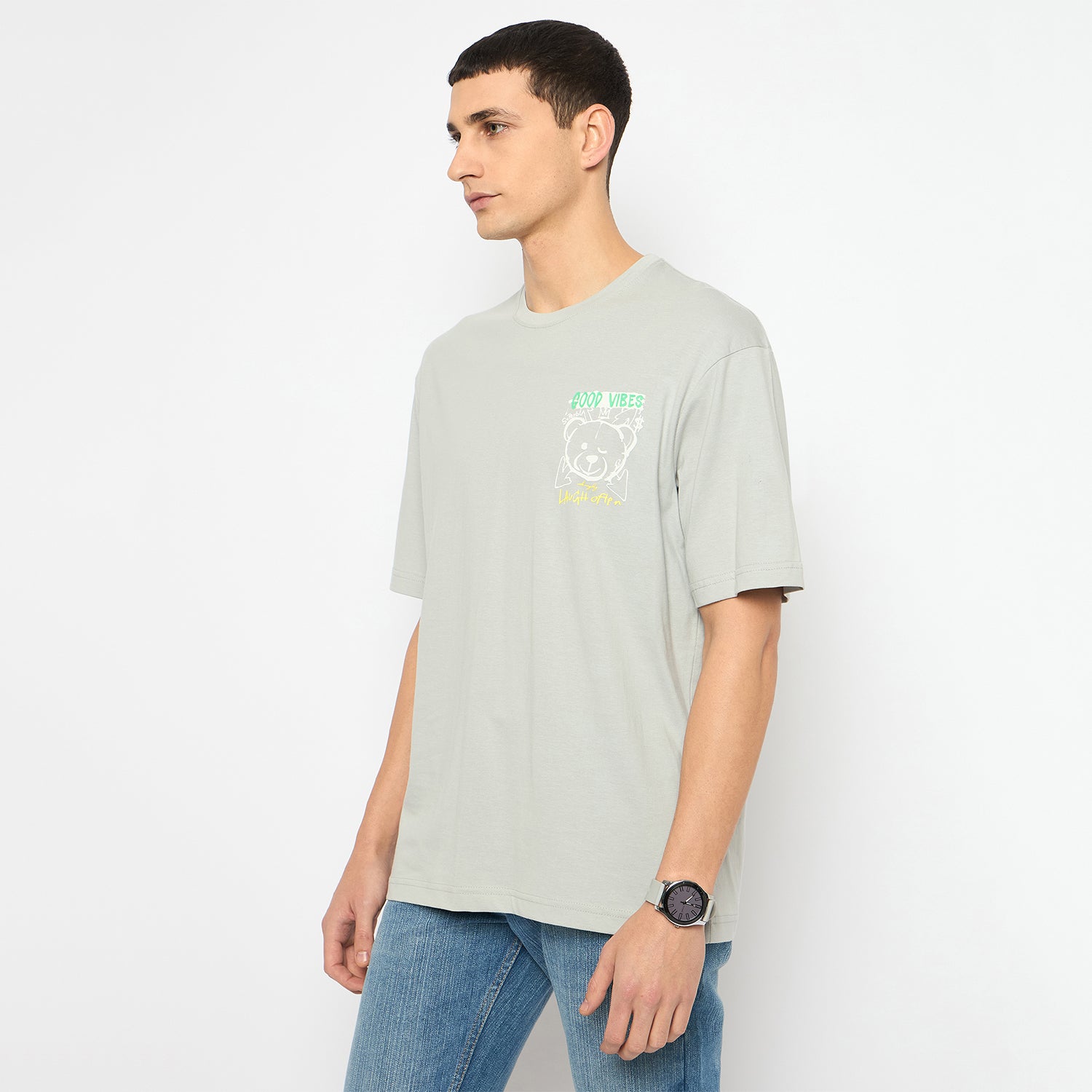 Duke Urban Men Half Sleeve Cotton Tshirt (LF7159)