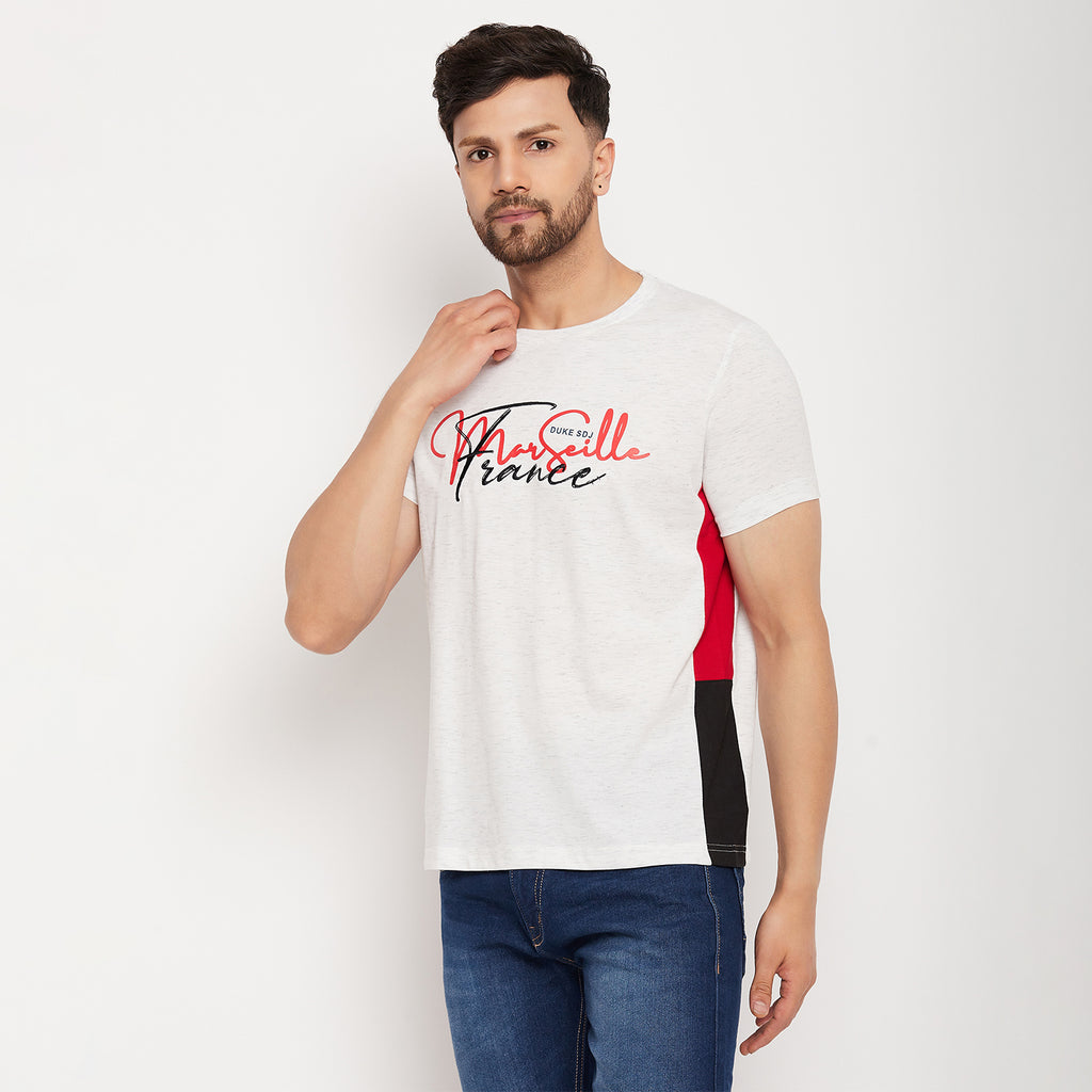 Duke Stardust Men Half Sleeve Cotton T-shirt (LF5887)