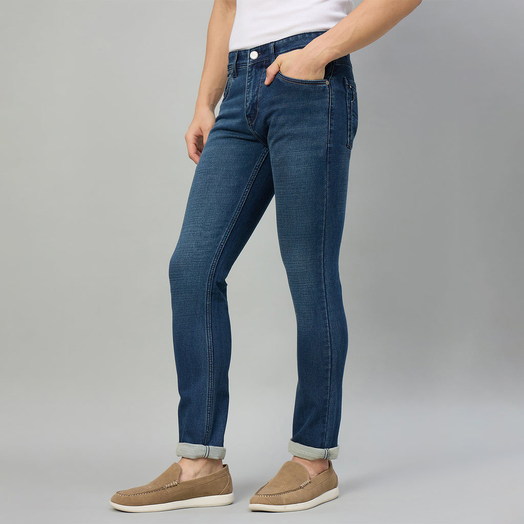 Duke Men Narrow Fit Stretchable Jeans (SDD9215N)