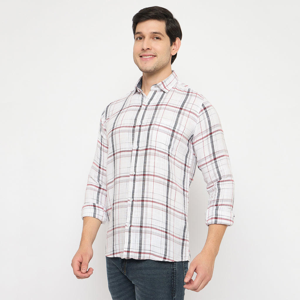 Duke Urban Men Full Sleeve Cotton Shirt (SDO8CKAT)