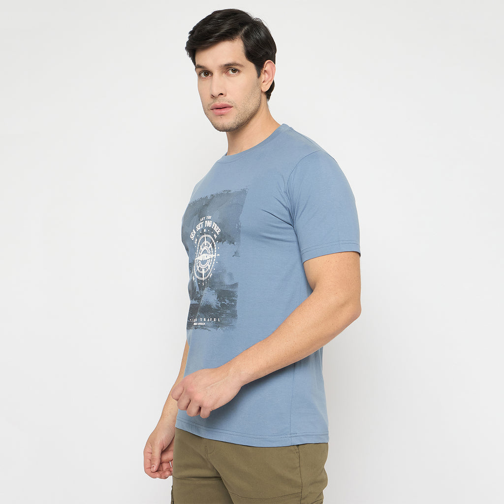 Duke Urban Men Half Sleeve Cotton Tshirt (LF7493)