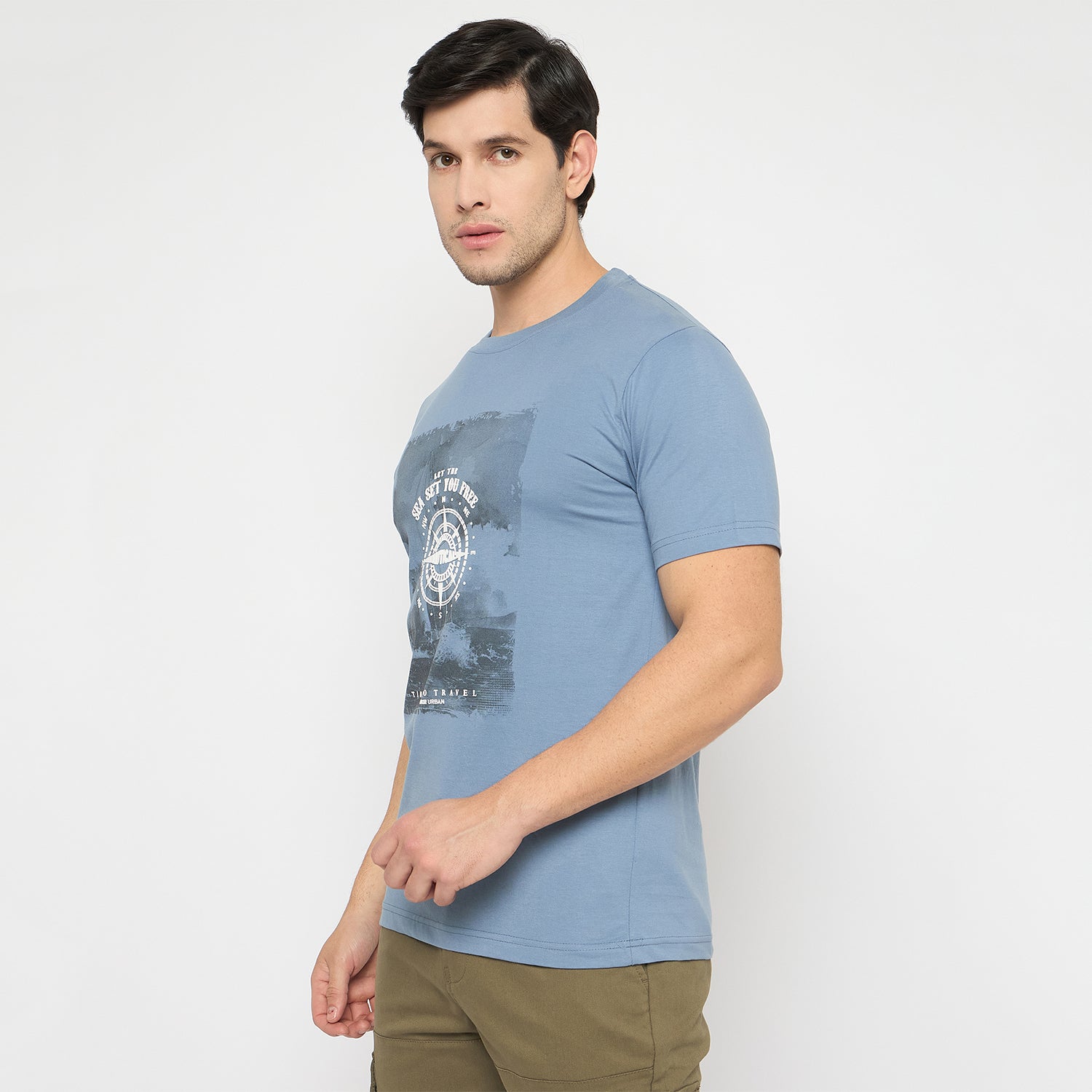 Duke Urban Men Half Sleeve Cotton Tshirt (LF7493)