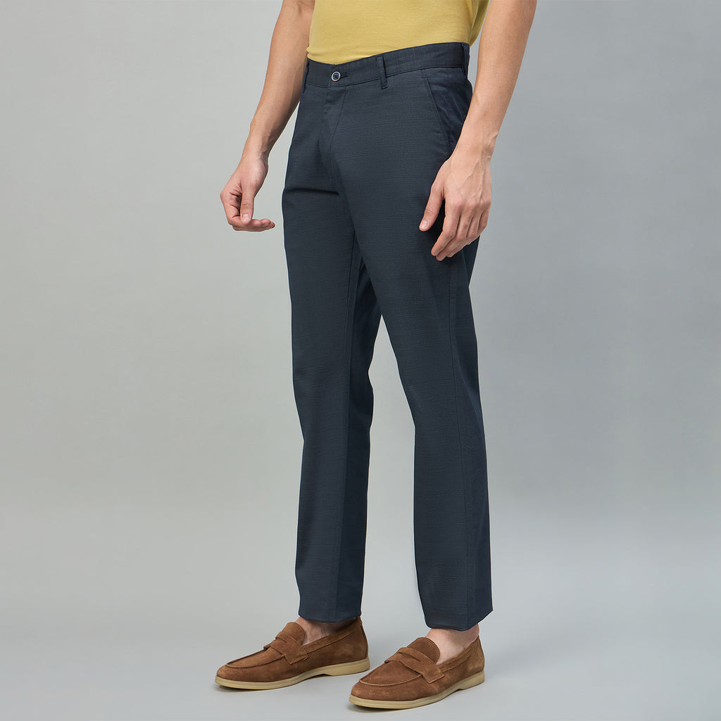 Duke Urban Men Flatfront Narrowfit Non-denim Casual Trouser (SDT4646)