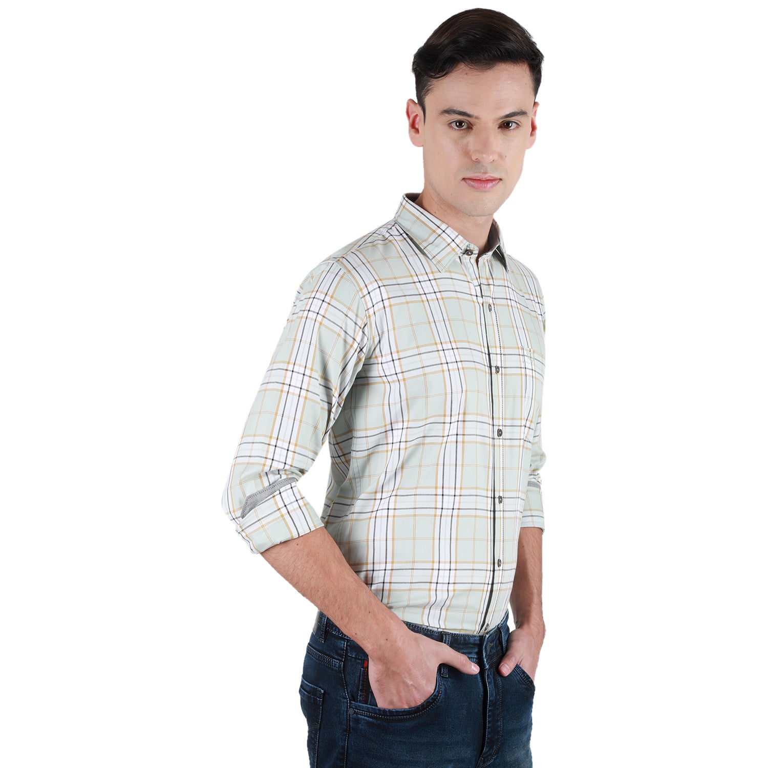 Duke Stardust Men Full Sleeve Cotton Shirt (SDO6CKQ)
