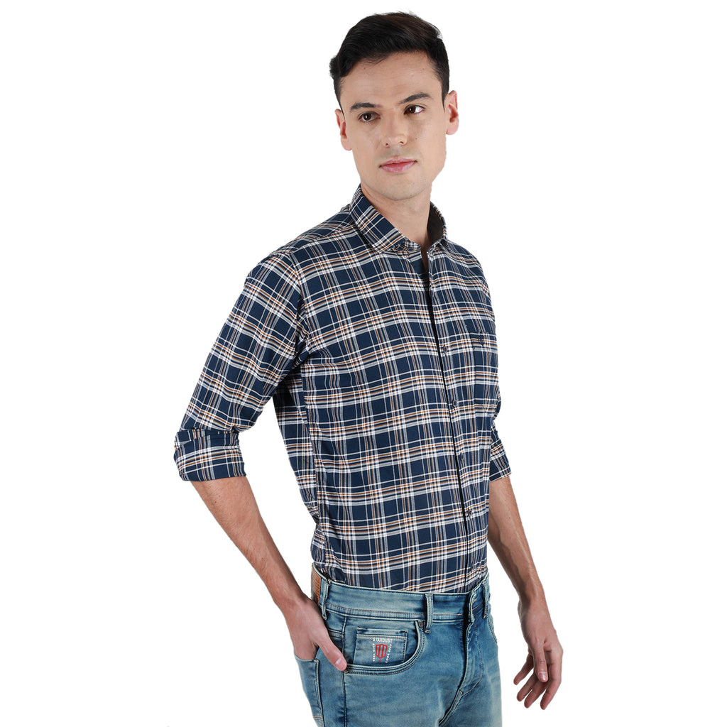 Duke Stardust Men Full Sleeve Cotton Shirt (SDO8CKOE)