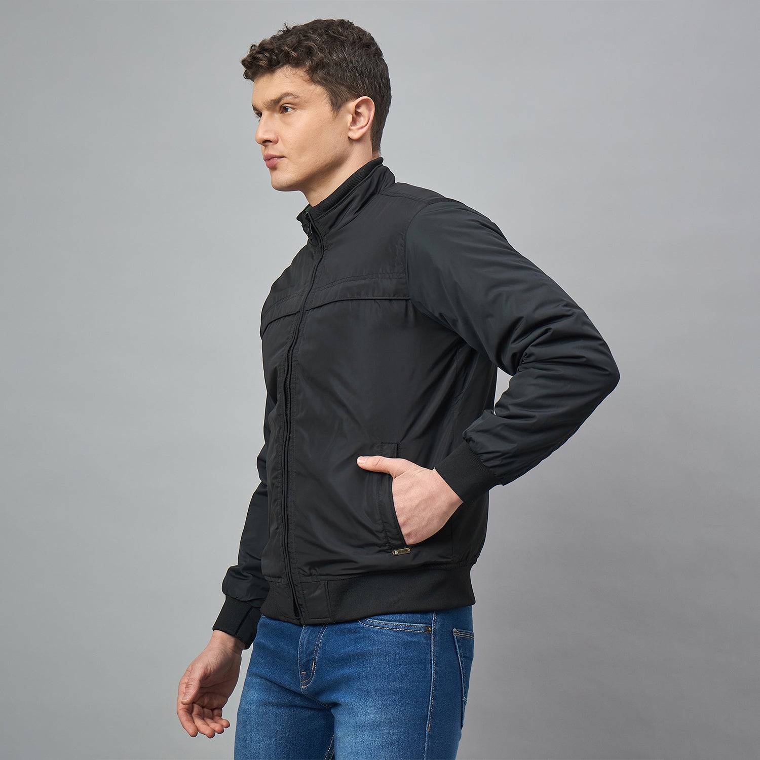 Duke Urban Men Full Sleeve Slim Fit Reversible Jacket (SDZ4081)