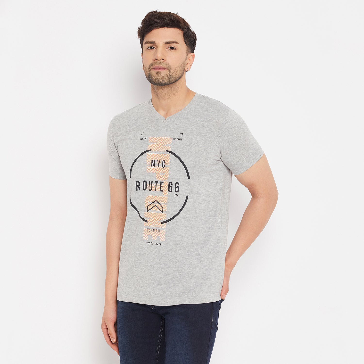 Duke Urban Men Half Sleeve Cotton T-shirt (MLF1129)
