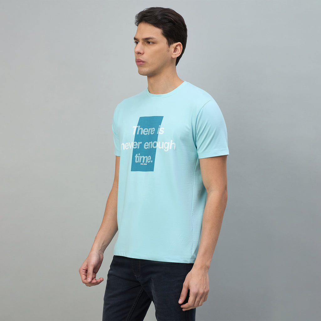 Duke Urban Men Graphic Print Half Sleeve Round Neck Casual Tshirt (LF7596)