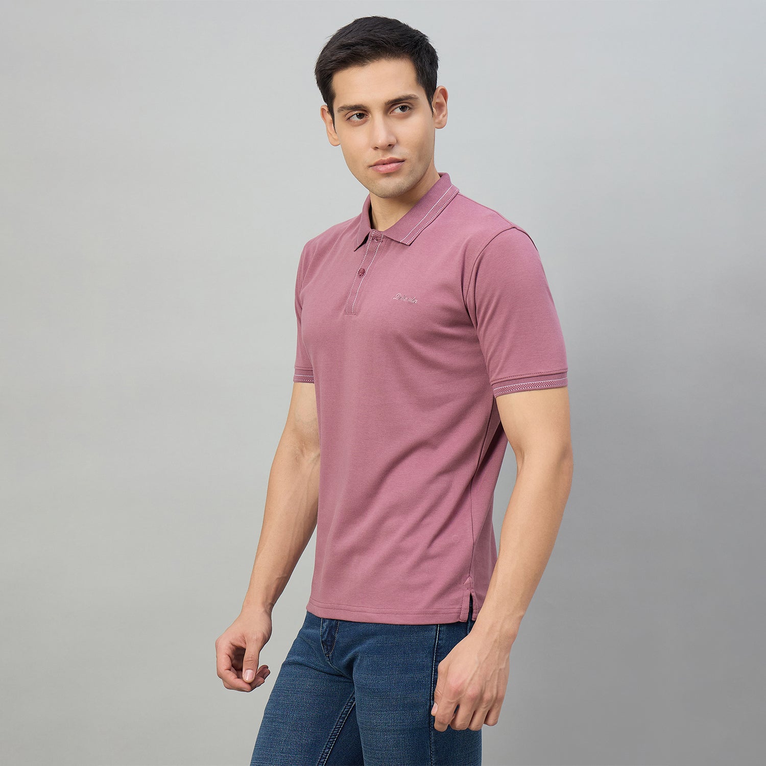 Duke Men Half Sleeve Cotton Regualr Fit Casual T-shirt (LF7888)