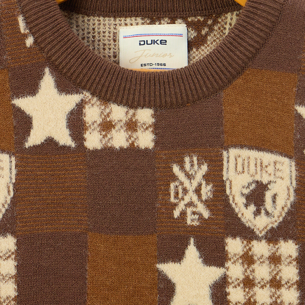 Duke Urban Boys Round Neck Full Sleeve Regular Sweater (S3632)