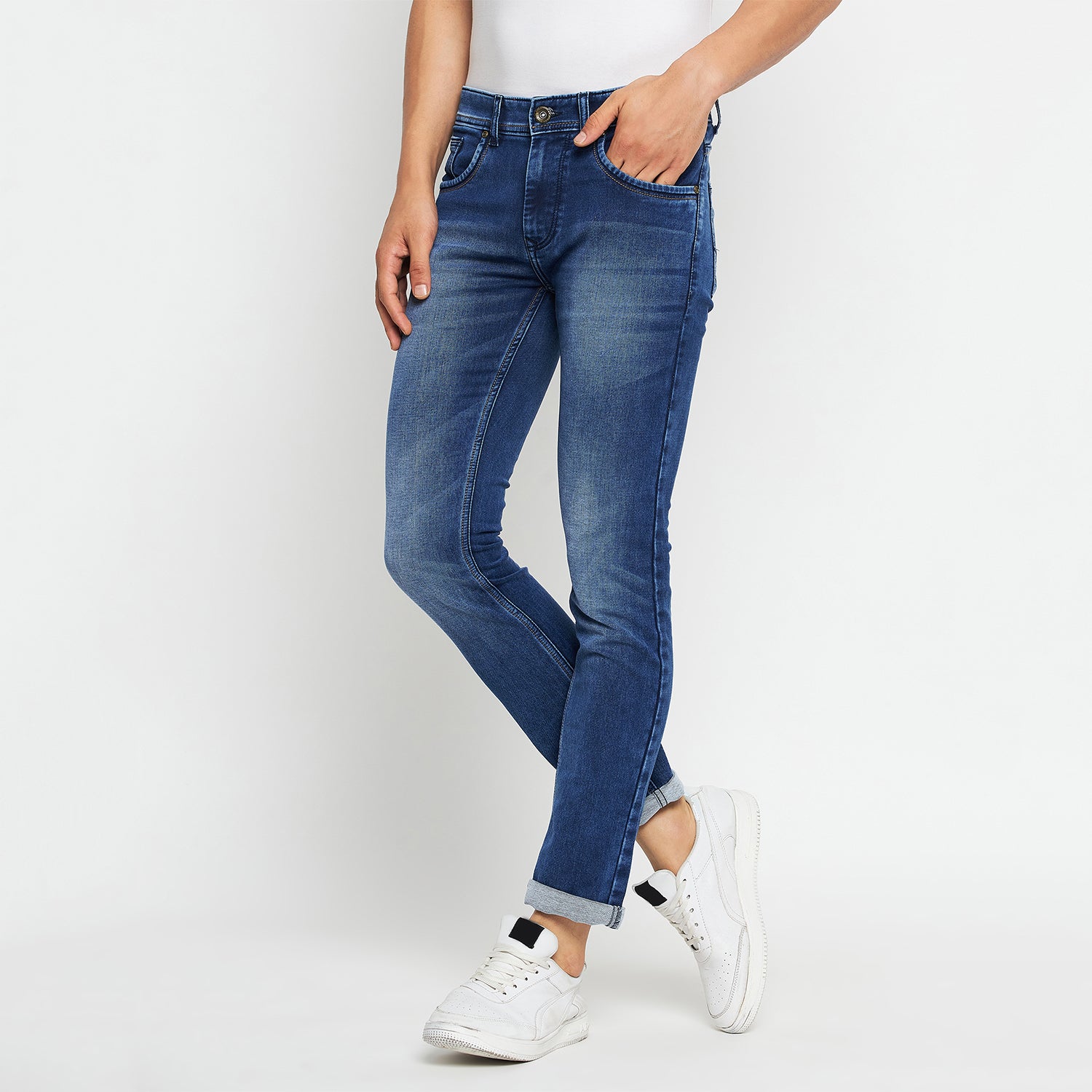 Duke Urban Men Slim Fit Stretchable Jeans (SDD5358)