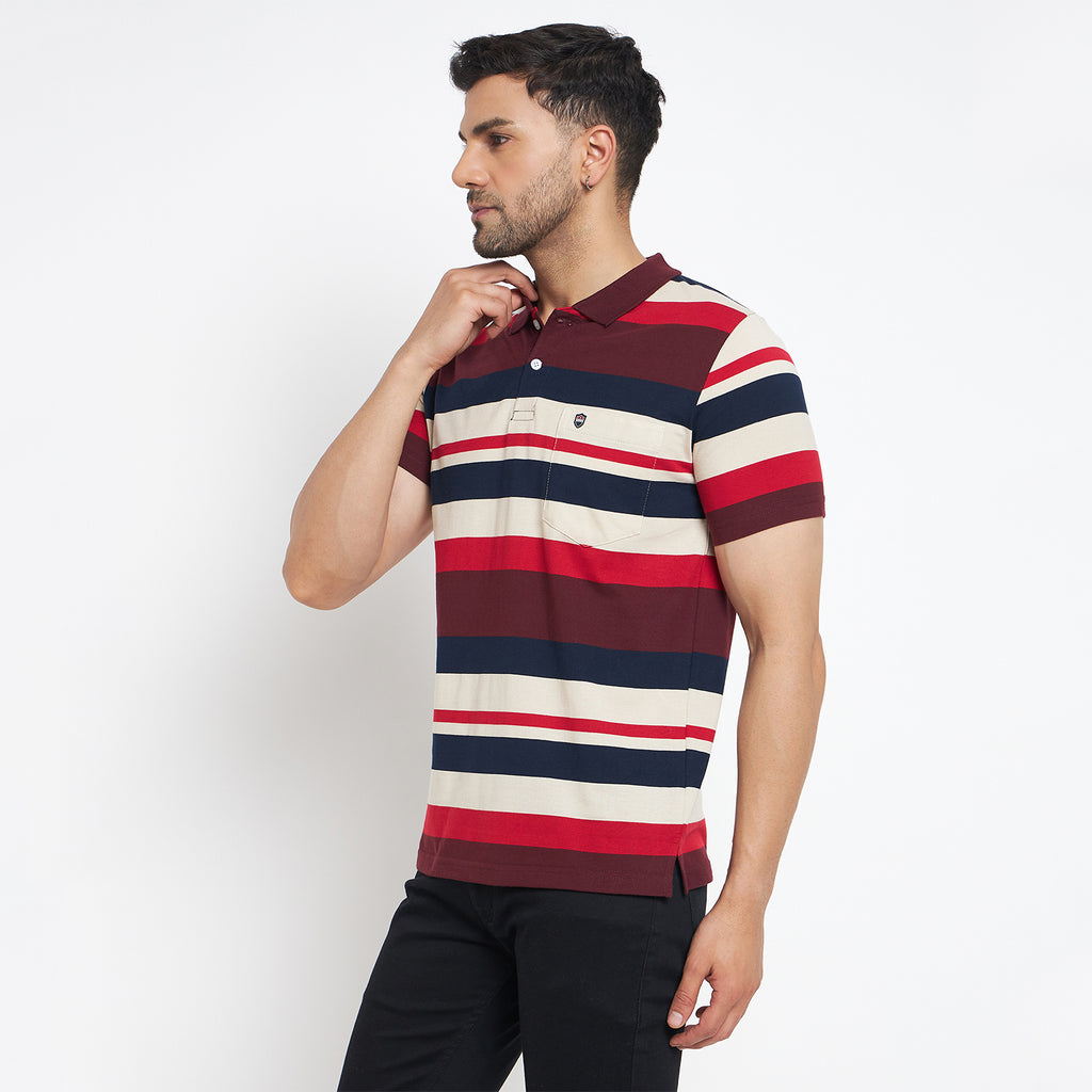 Duke Stardust Men Half Sleeve Cotton T-shirt (MLF1119)