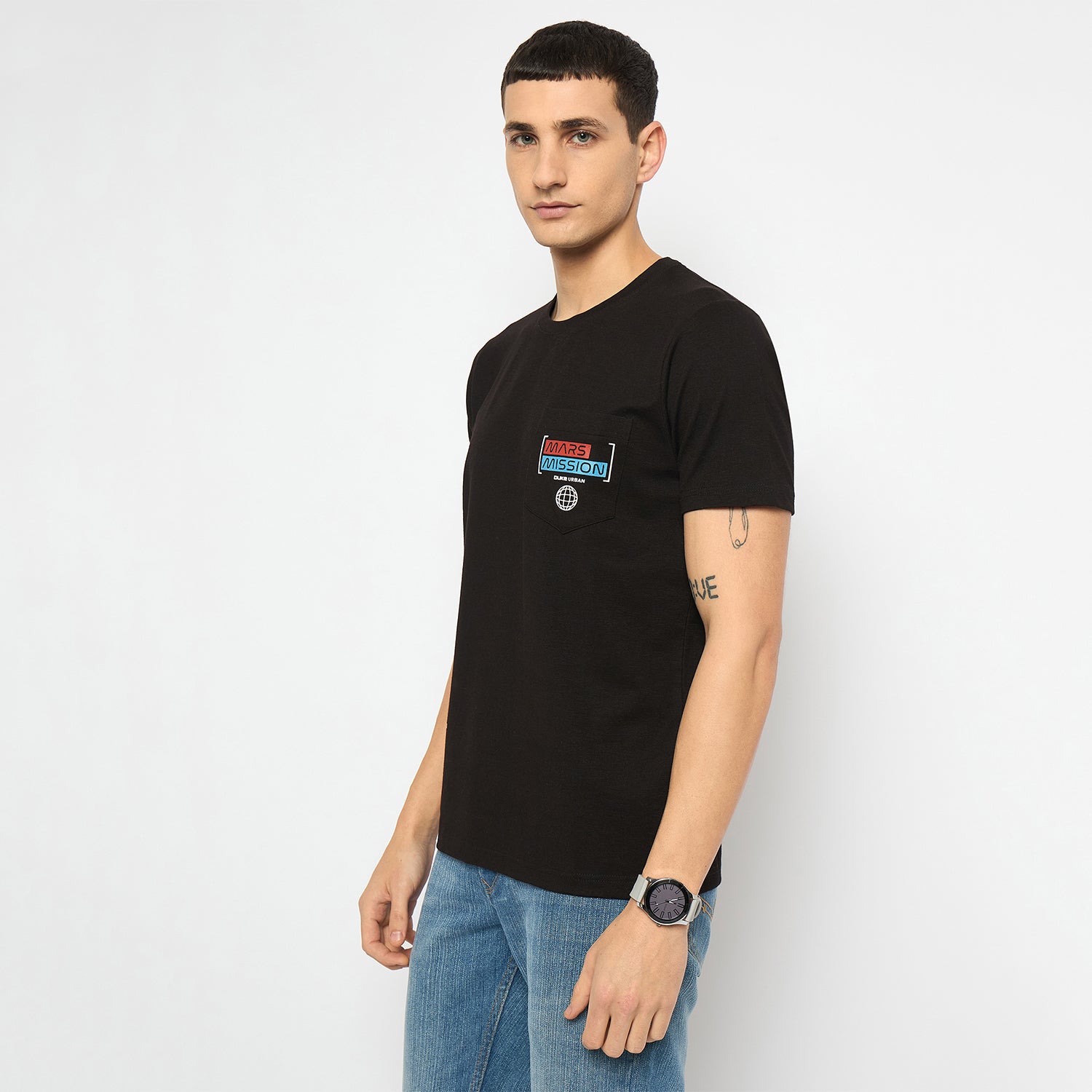 Duke Urban Men Half Sleeve Cotton Tshirt (LF7307)