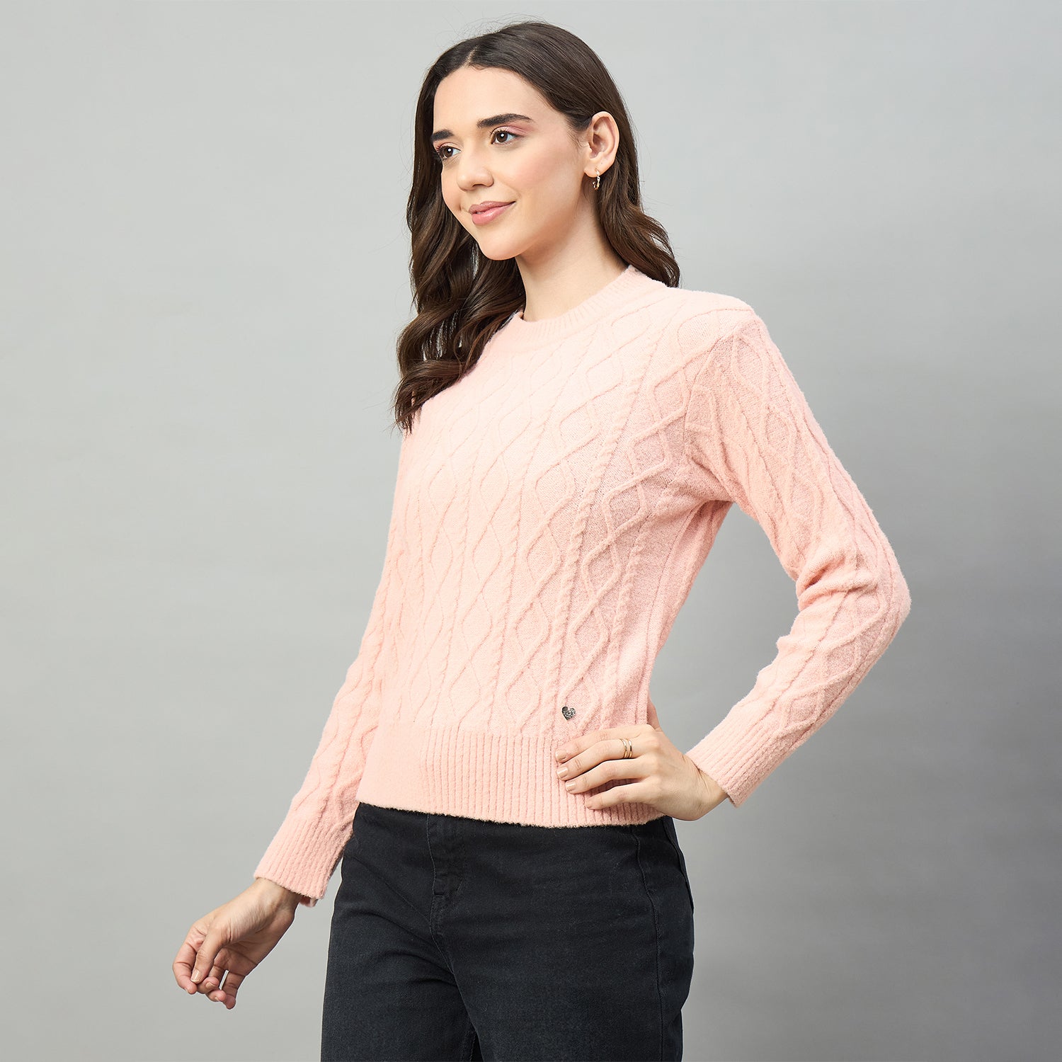 Duke Urban Women Round Neck Full Sleeve Sweater (SDS1396)