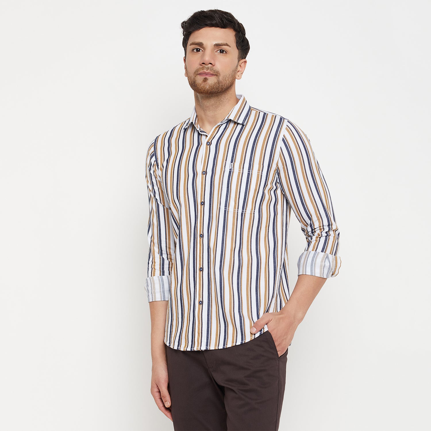Duke Urban Men Full Sleeve Cotton Shirt (SDO9ST)
