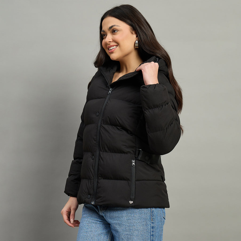 Duke Urban Women Short Style Full Sleeve Hooded Jacket (SDZ4223)