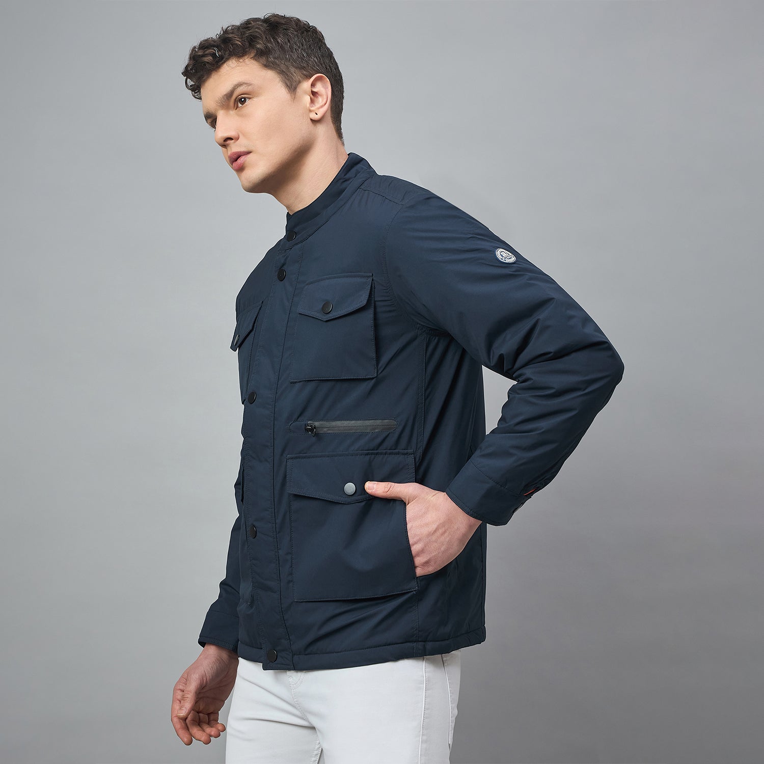 Duke Urban Men Full Sleeve Regular Bomber Jacket (SDZ4070N)
