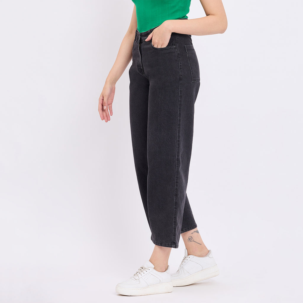 Duke Urban Women Stretchable Wide Leg Jeans (SDD6752)
