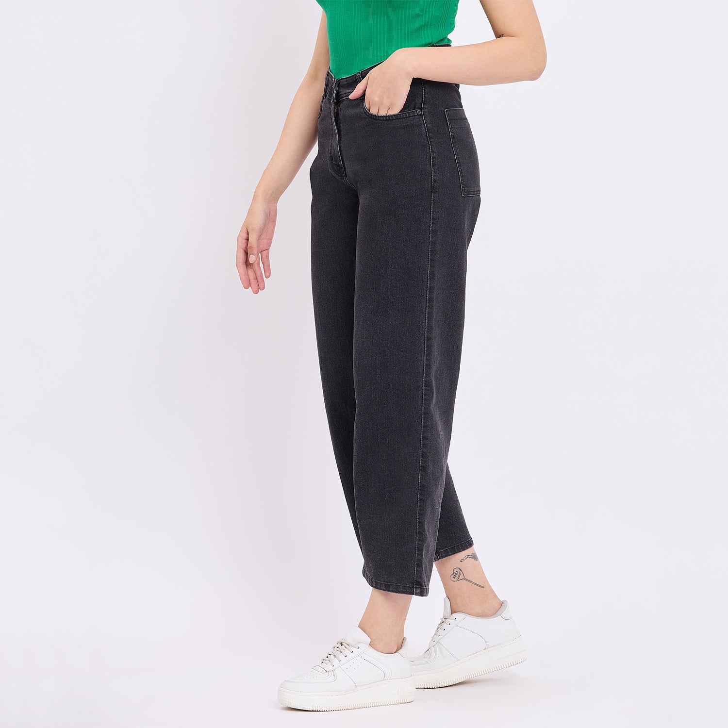 Duke Urban Women Stretchable Wide Leg Jeans (SDD6752)