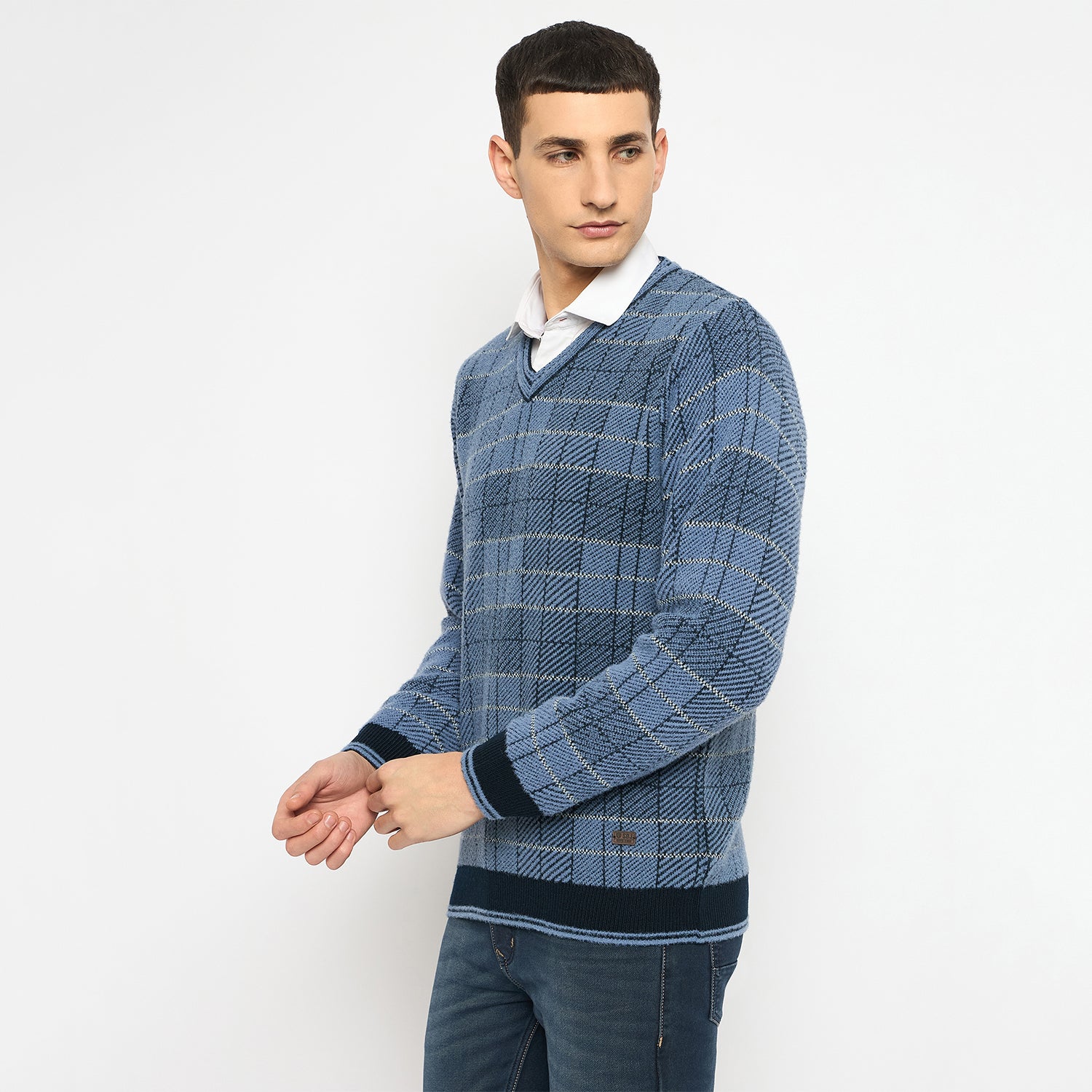 Duke Urban Men Full Sleeve V-Neck Sweater (SDS2126)