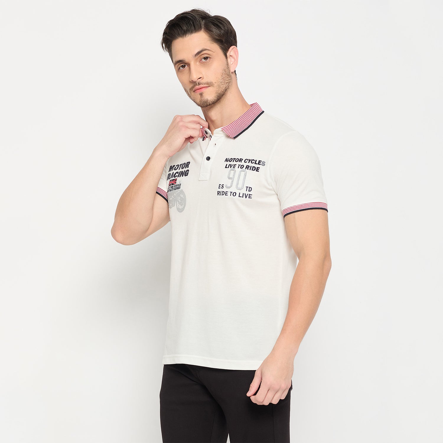 Duke Urban Men Half Sleeve Cotton T-shirt (LF7086)