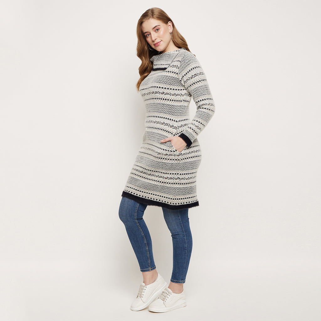 Duke Urban Women Full Sleeve Long Sweater (SDS962)