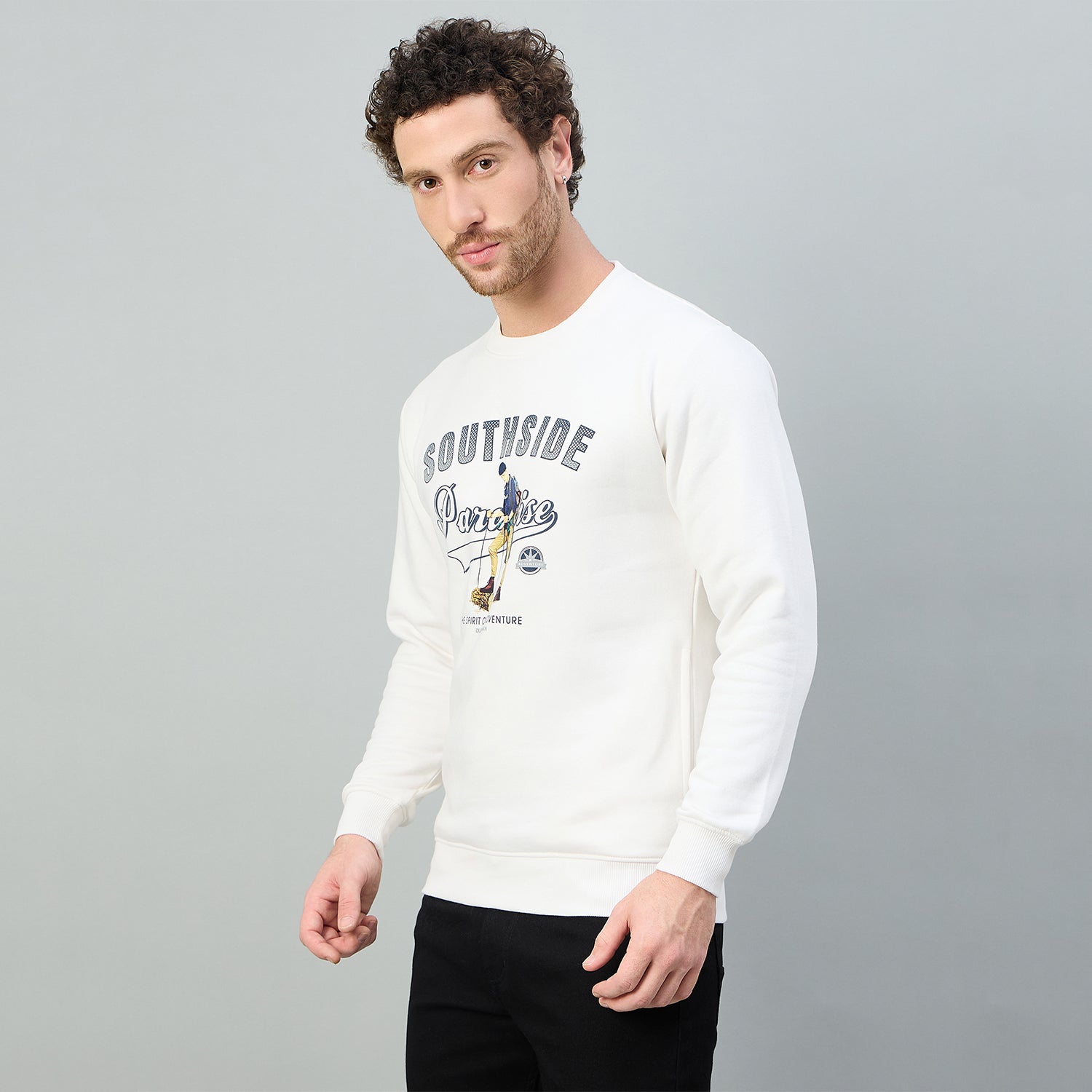 Duke Urban Men Round Neck Regular Sweatshirt (LF6346)