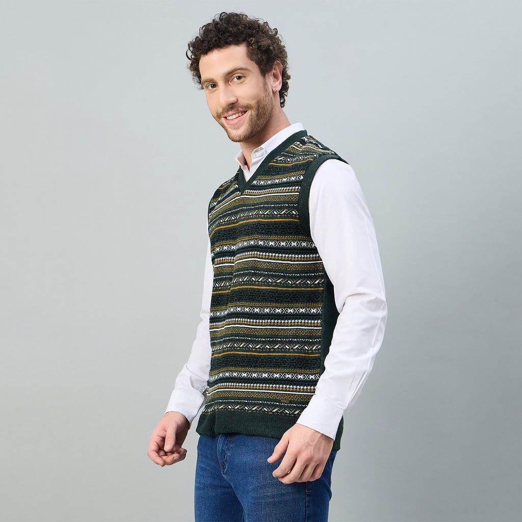 Duke Urban Men V Neck Sleeveless Reversible Sweater (SDS2274)