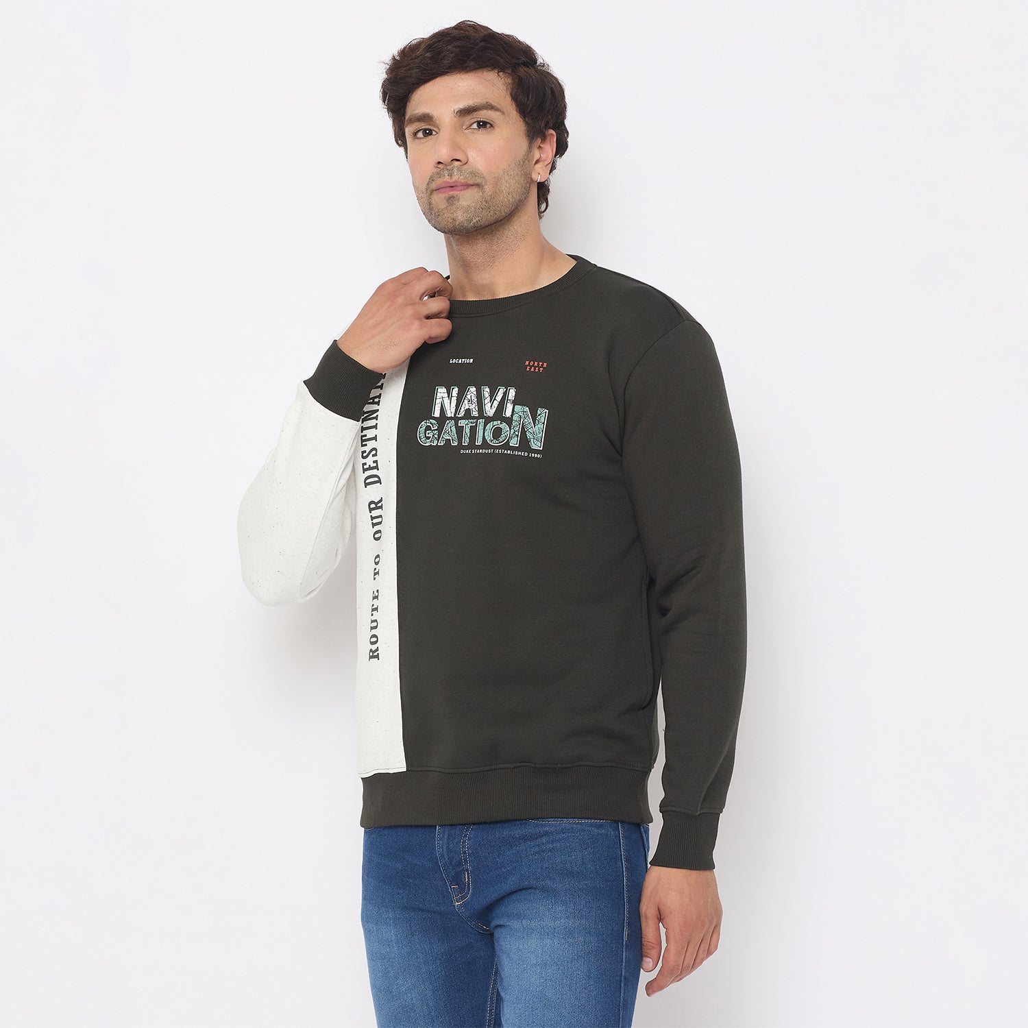 Duke Urban Men Round Neck Sweatshirt (LF6282)