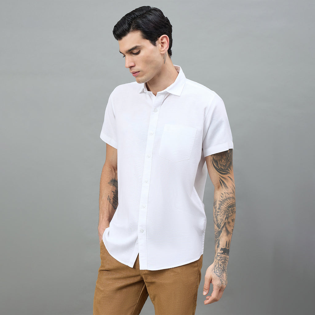 Duke Urban Men Short Style Casual Half Sleeve Shirt (SDO4PLCC)