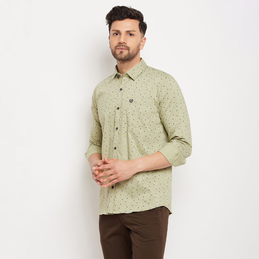 Duke Stardust Men Full Sleeve Cotton Shirt (SDO6PRTK)