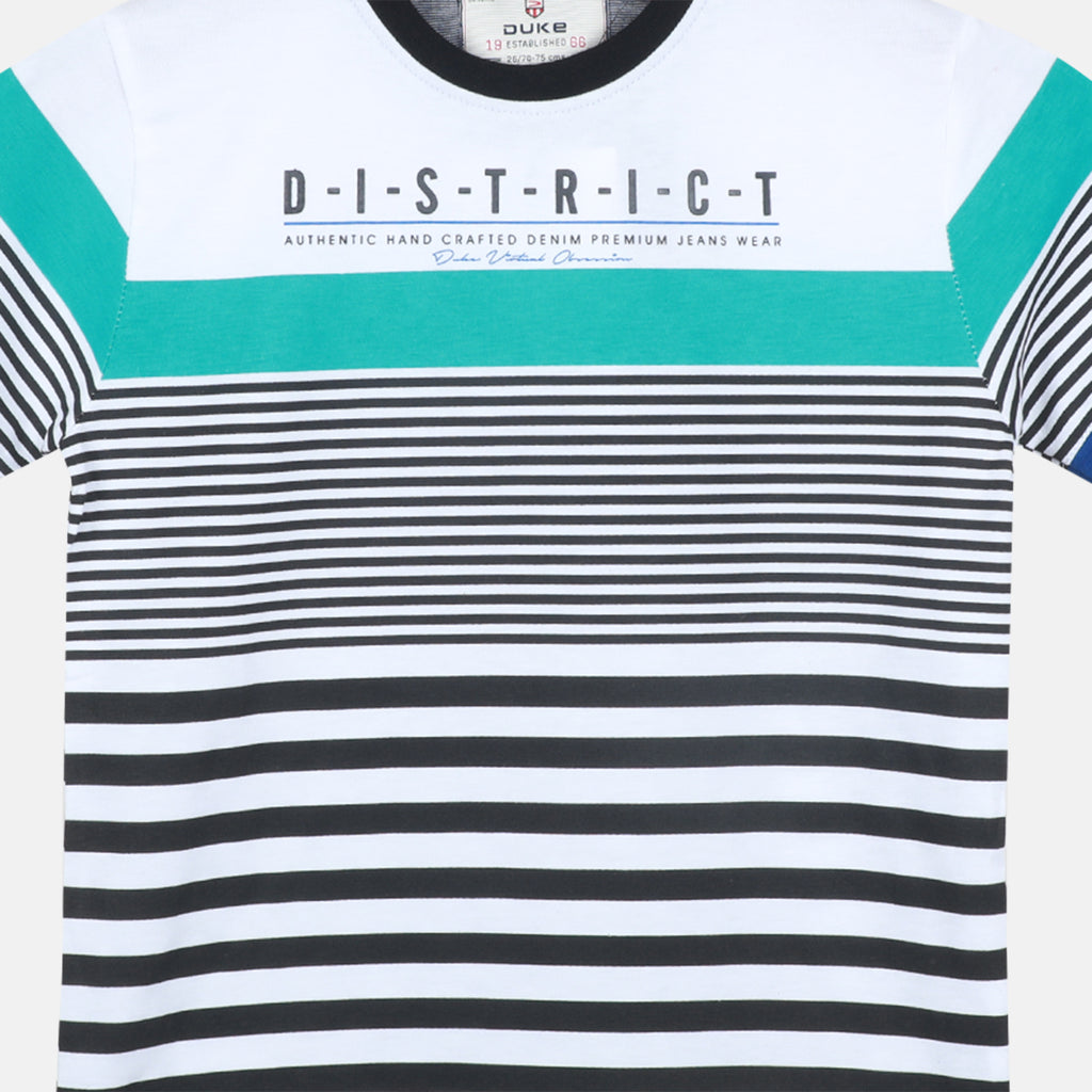 Duke Stardust Boys Half Sleeve Cotton T-shirt (LF5948K)
