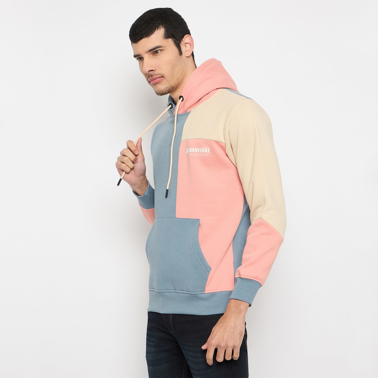 Duke Urban Men Full Sleeve Hooded Sweatshirt (LF6414)