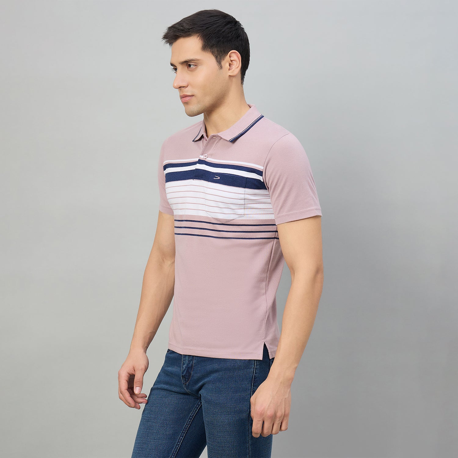 Duke Men Half Sleeve Cotton Regualr Fit Casual T-shirt (MLF1178)