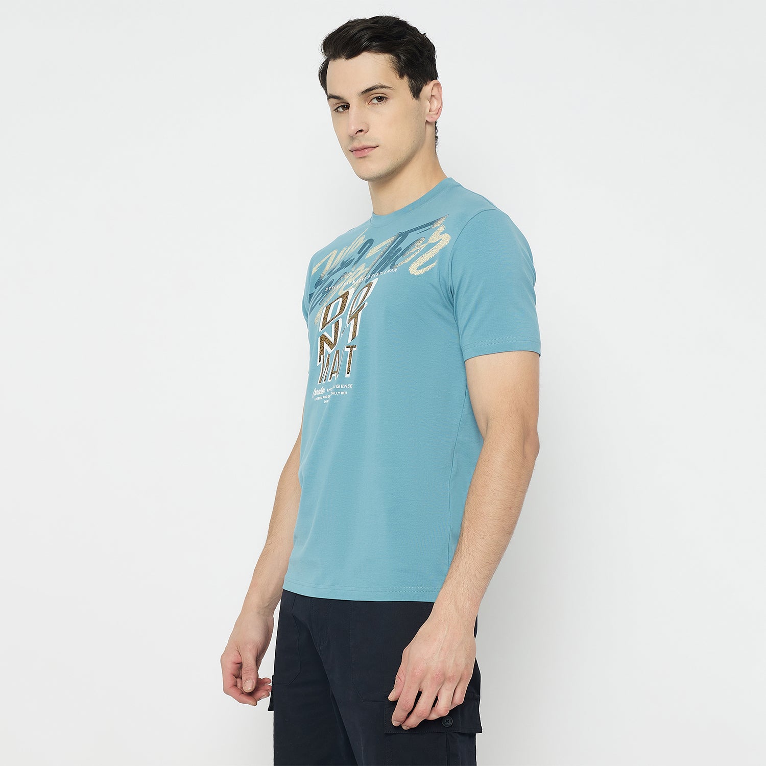 Duke Urban Men Half Sleeve Cotton Tshirt (LF7431)